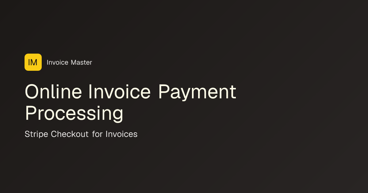Online Invoice Payment Processing | Invoice Master
